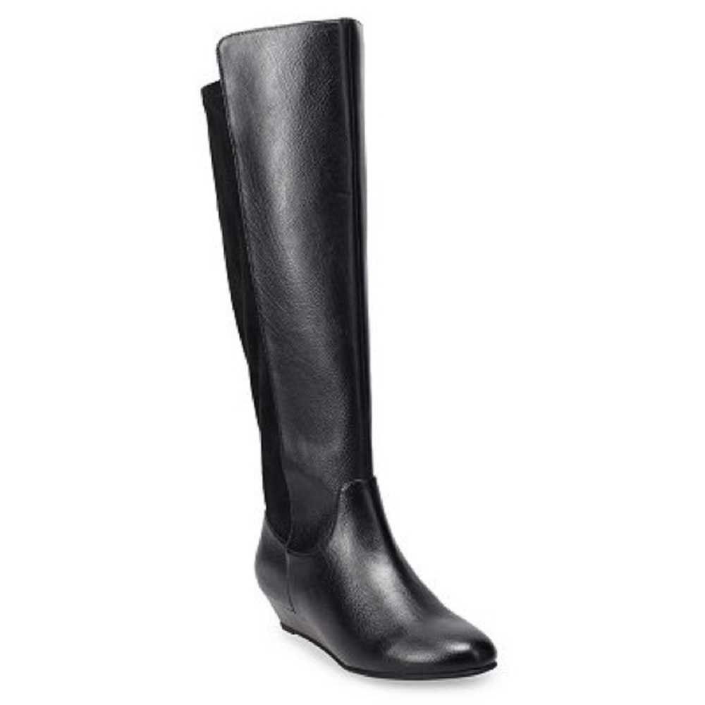 NWT SO® Albacore Women's Wedge Knee-High Boots